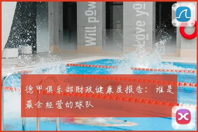德甲俱乐部财政健康度报告：谁是最会经营的球队